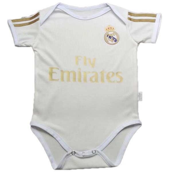 Maillot Football Real Madrid Domicile Onesies Enfant 2019-20 Blanc